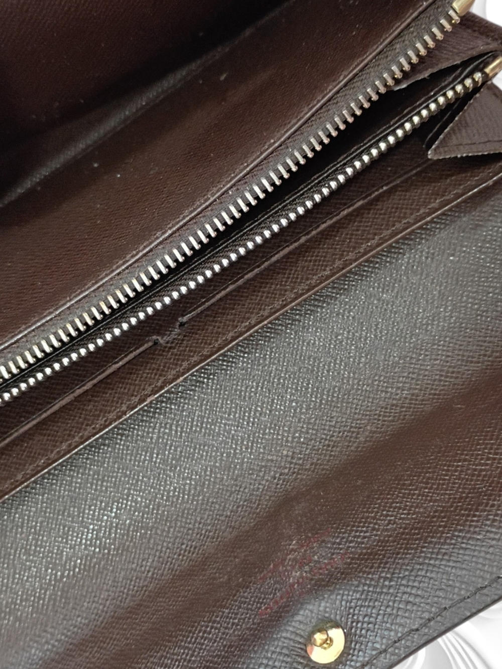 Louis Vuitton Brown Damier Continental Wallet - Picture 6 of 7